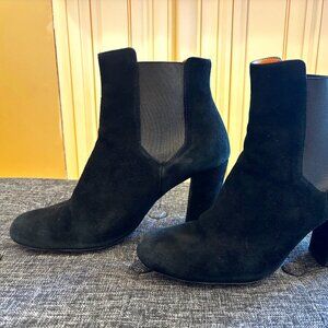 Iro Suede Chelsea Black Boots